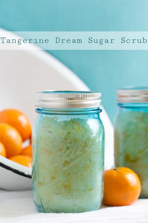 DIY Tangerine Dream Sugar Scrub: Exfoliate & Moisturize for Glowing Skin